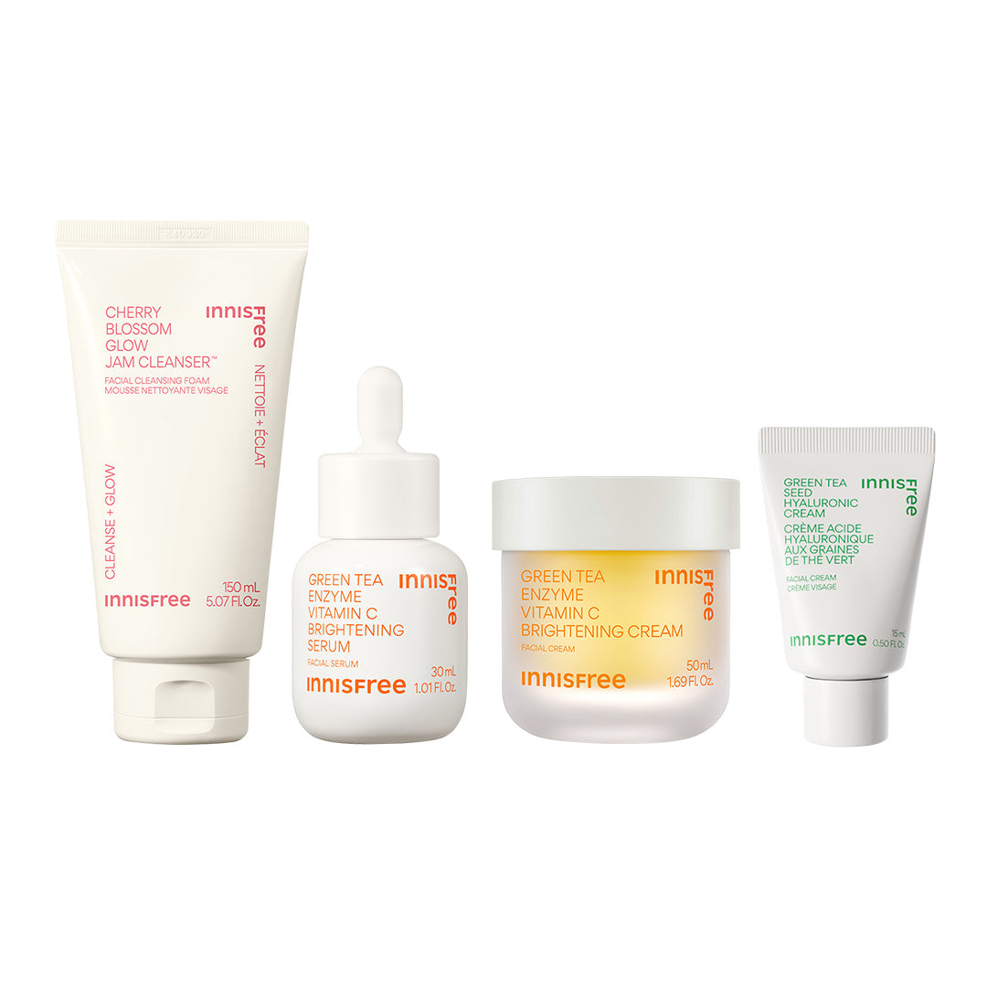 Radiance Routine Skincare Set - Brightening & Hydrating Face Care for Glowing Skin | Perfect for Daily Use & Nighttime Routine