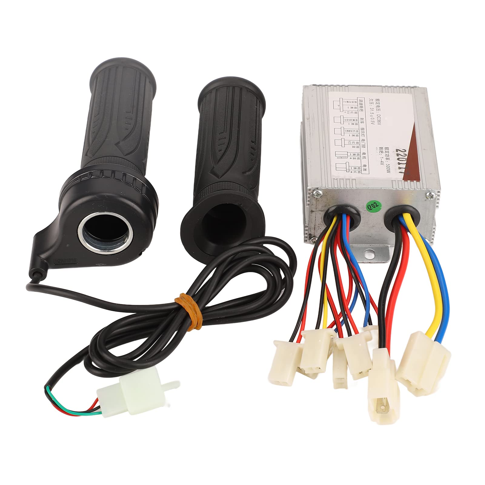 Electric Scooter Throttle Grip Kit - Brushed Controller for E-Bike & Scooter - Perfect for Commuting & Outdoor Rides