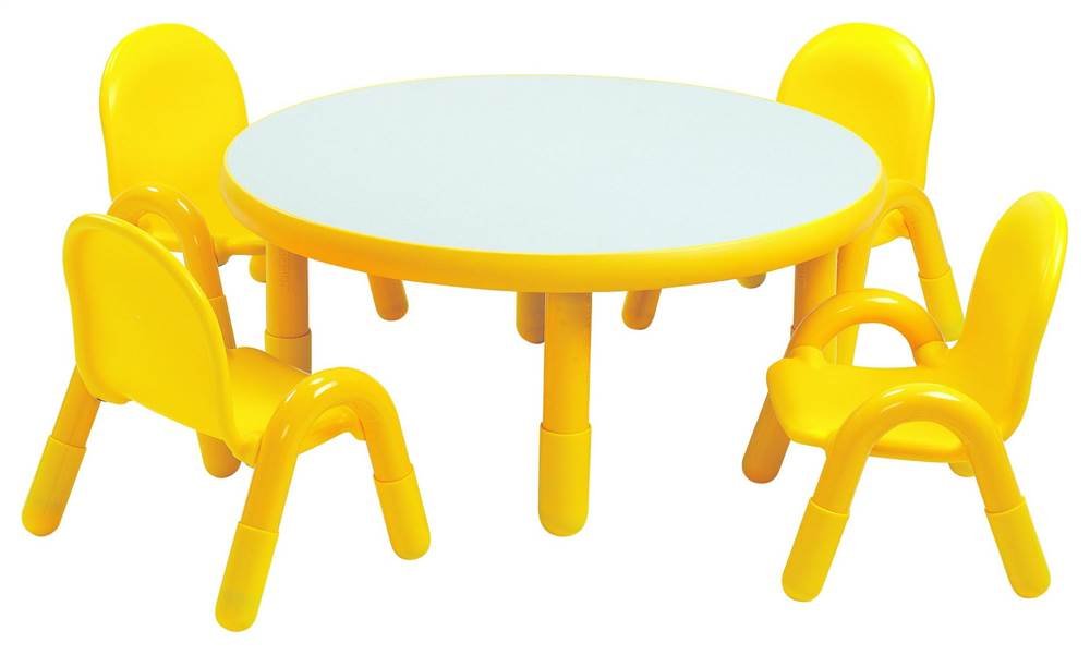 Round Dining Table - Candy Apple Red Finish - Perfect for Kitchens, Breakfast Nooks & Small Space Dining Areas