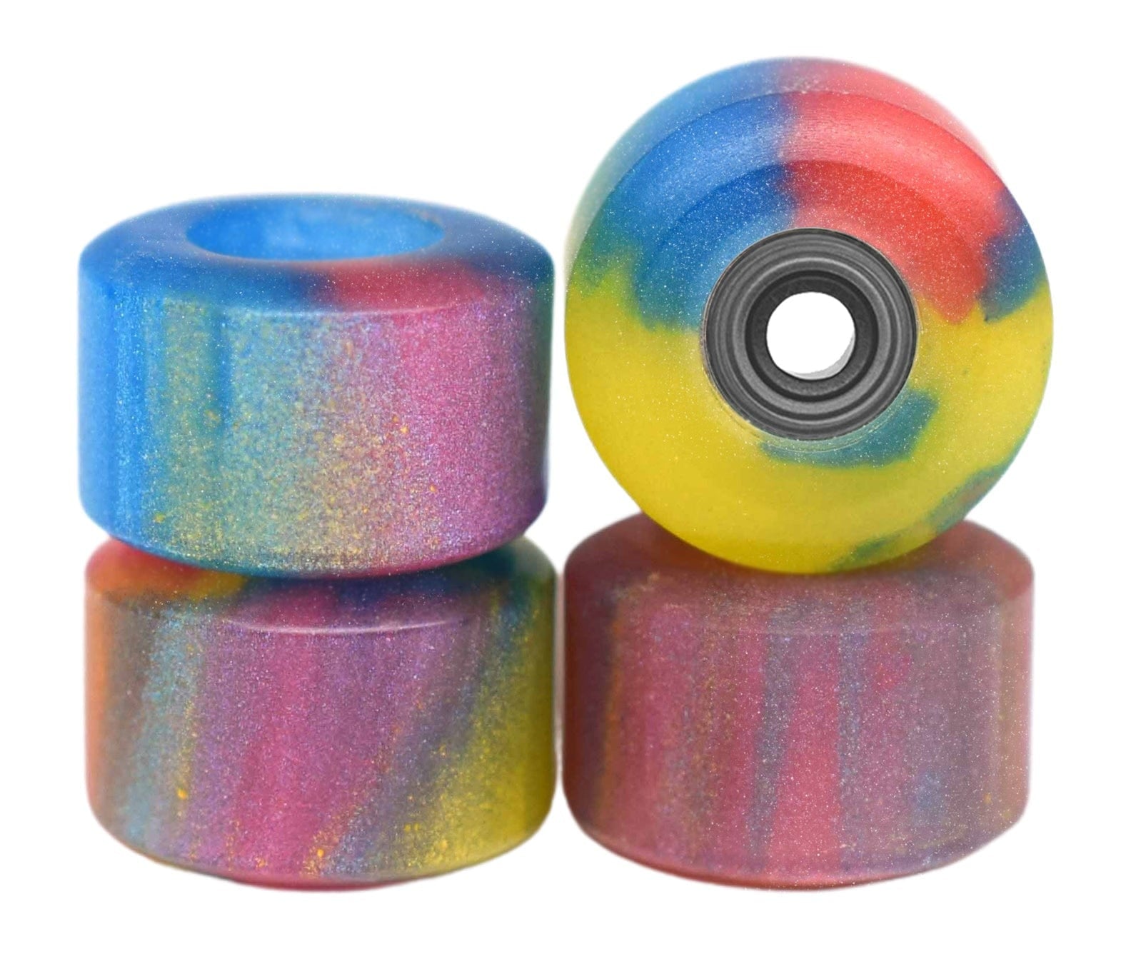 Premium Teak Tuning Apex Street Fingerboards Wheels 77D - High Performance Skateboard Wheels for Professional Fingerboard Tricks & Street Style