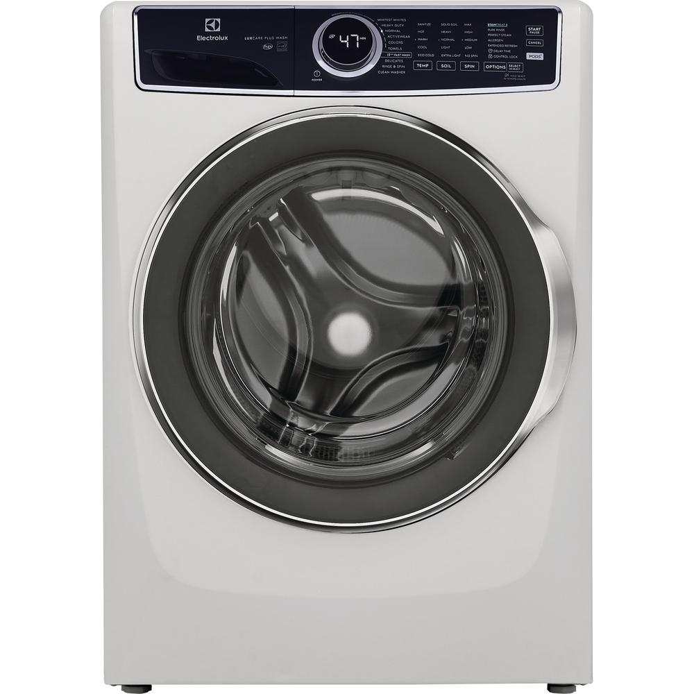 Electrolux 5.2 Cu. Ft. Front Load Washer with 10 Wash Programs - ELFW7537AW (Open Box) - Perfect for Laundry Rooms, Apartments & Energy-Efficient Homes