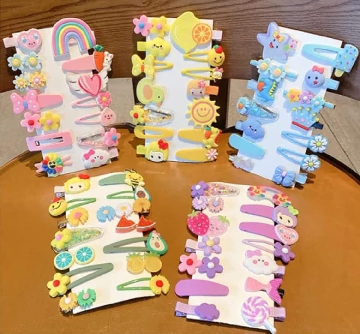 Girlish Unicorn Hair Clips Set - 14 Pcs Korean Style Metal Hair Barrettes for Girls, Women & Kids | Perfect for School, Parties & Daily Hair Accessories