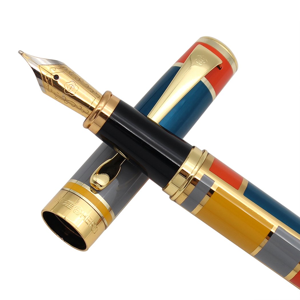 Premium Gullor Fountain Pen Set - 5 Vibrant Colors with Smooth Iridium Nib & Elegant Gift Box | Perfect for Writing Enthusiasts, Graduation Gifts & Business Professionals