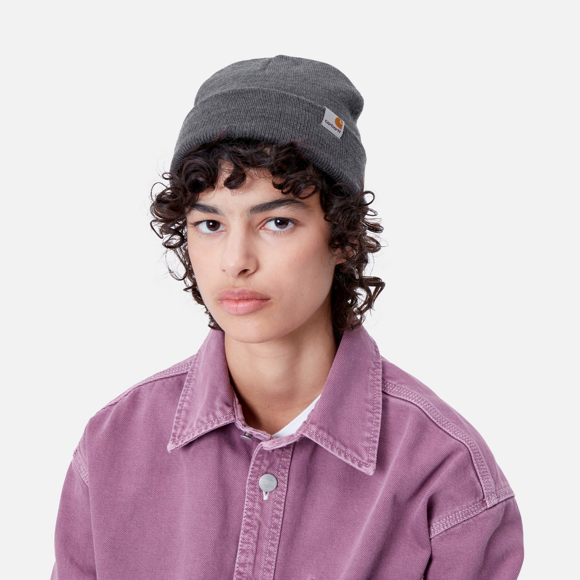Stratus Hat Low - Dark Grey Heather Beanie for Men & Women | Warm Winter Knit Cap for Outdoor Activities, Hiking, and Casual Wear