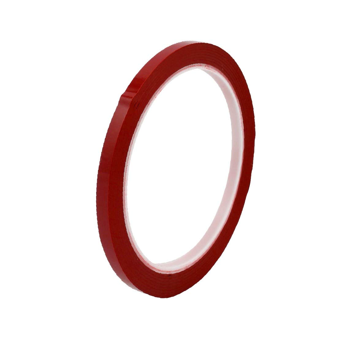 X-DREE 4mm Width 164ft Length Single-Side Electrical Insulated Adhesive Tape Red - High Temperature Resistant for Wire Harness, Cable Repair & DIY Projects