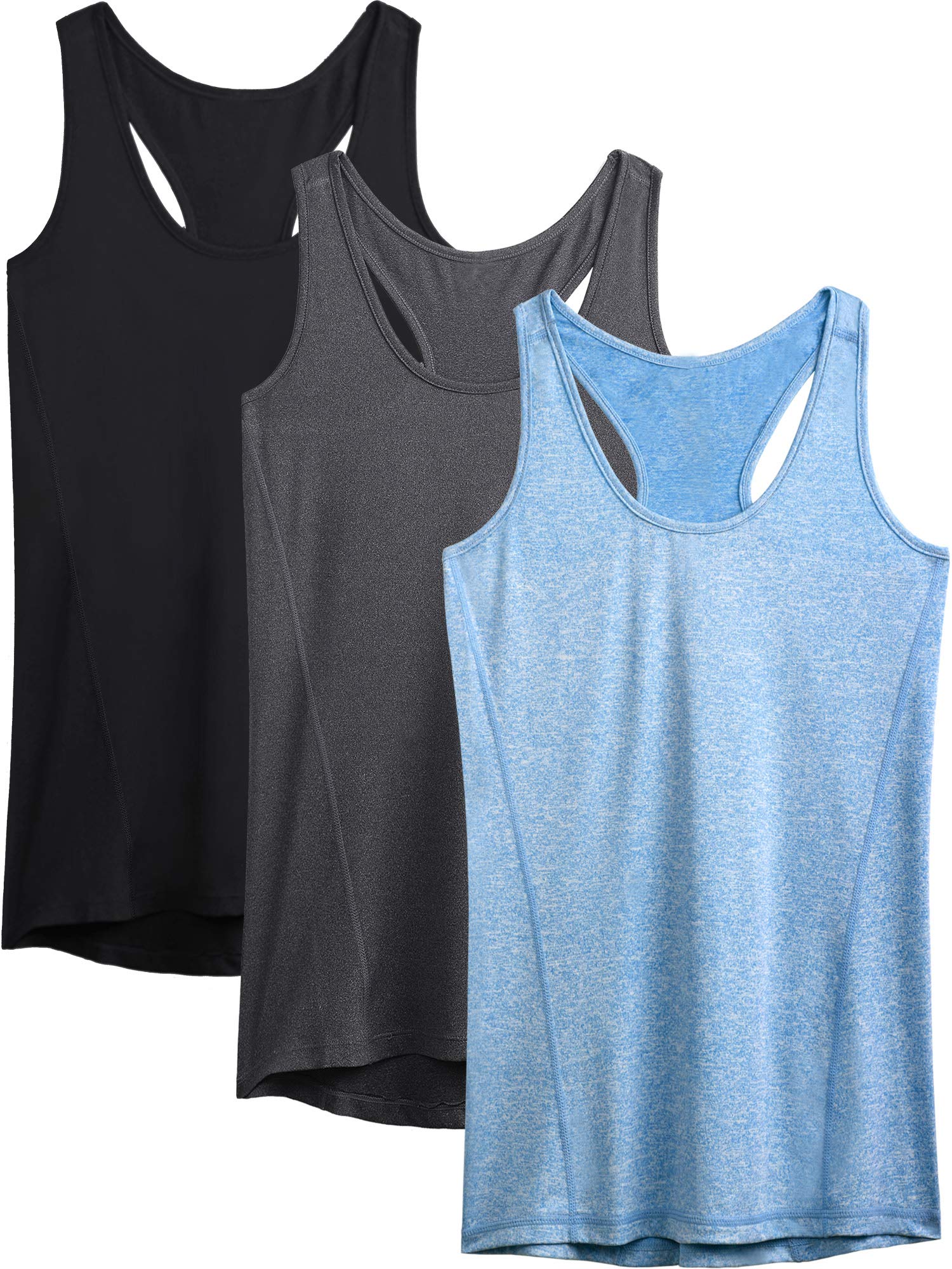 NELEUS Women's Workout Tank Top - Racerback Yoga Shirt for Women, Breathable Athletic Gym Tank Tops - Perfect for Yoga, Running, Gym & Fitness Training