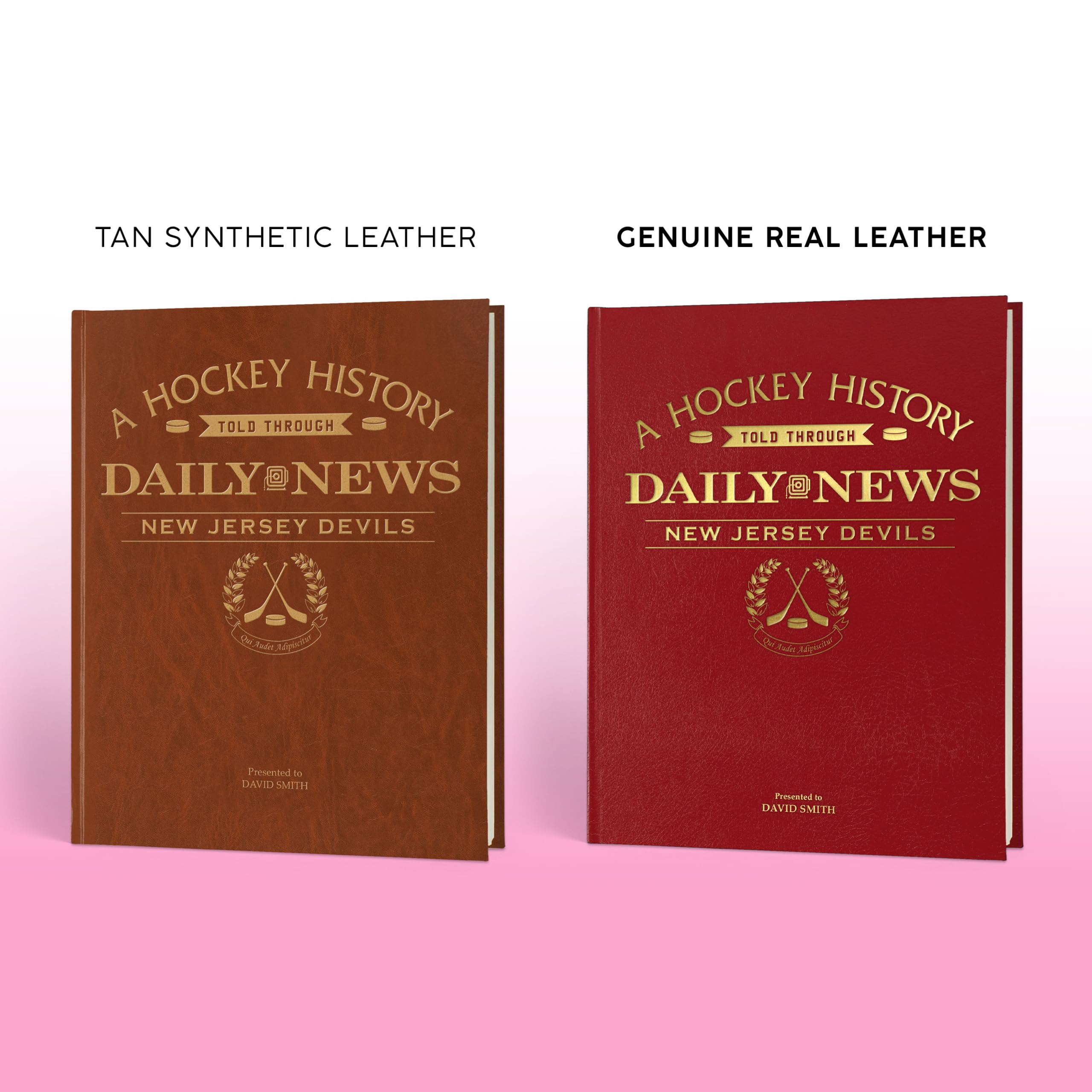 Personalized NHL Ice Hockey History Book - Custom Gold Embossed Name - A3 Large Deluxe Hardcover - Unique Sports Memorabilia Gift for Hockey Fans | Perfect for Anniversaries, Retirement Gifts & Sports Collectors