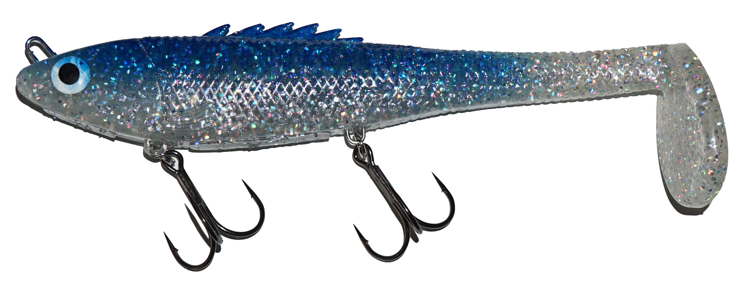 Chaos Tackle Posseidon 8 Swim Bait - Premium Fishing Lure for Bass, Walleye & Pike - Perfect for Freshwater & Saltwater Fishing Adventures