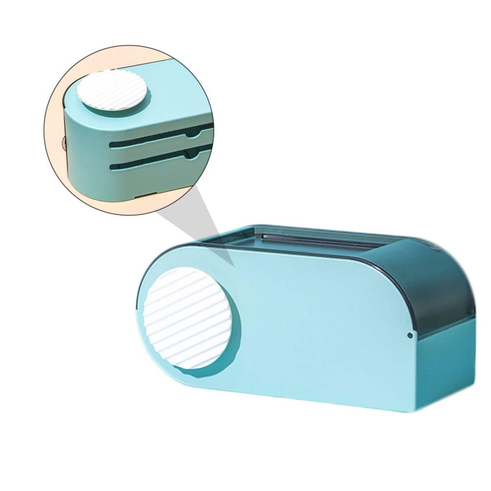 Cabilock Wall-Mounted Tissue Holder Box - Multifunctional Bathroom Storage Shelf for Toilet Paper & Paper Towels | Space-Saving Organizer for Home, Office & RV Use