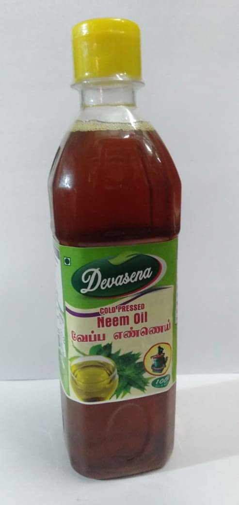 Organic Cold Pressed Neem Oil for Skin & Hair - 100% Pure, 500ml - Natural Treatment for Acne, Dandruff & Plant Care | Perfect for DIY Beauty, Gardening & Pest Control