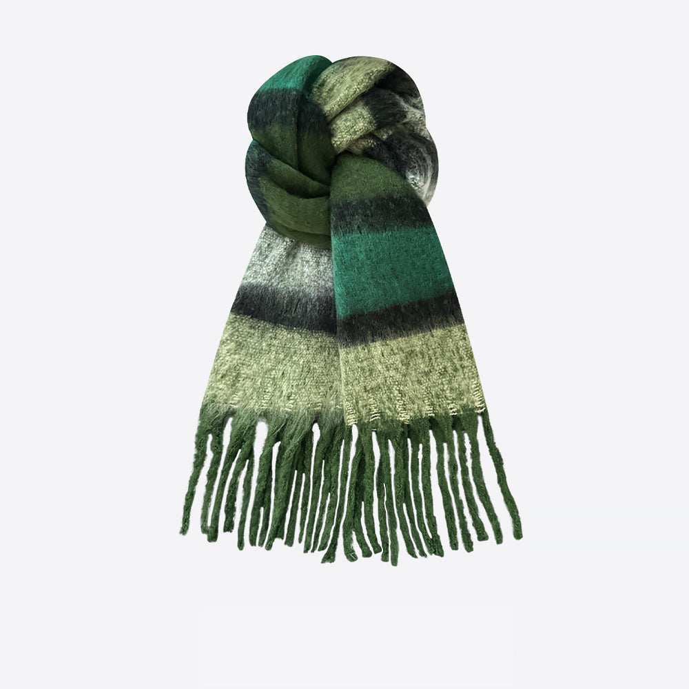 Rainbow Mohair Scarf - Soft & Warm Winter Accessory for Women & Men - Perfect for Cold Weather, Outdoor Activities & Fashion Styling