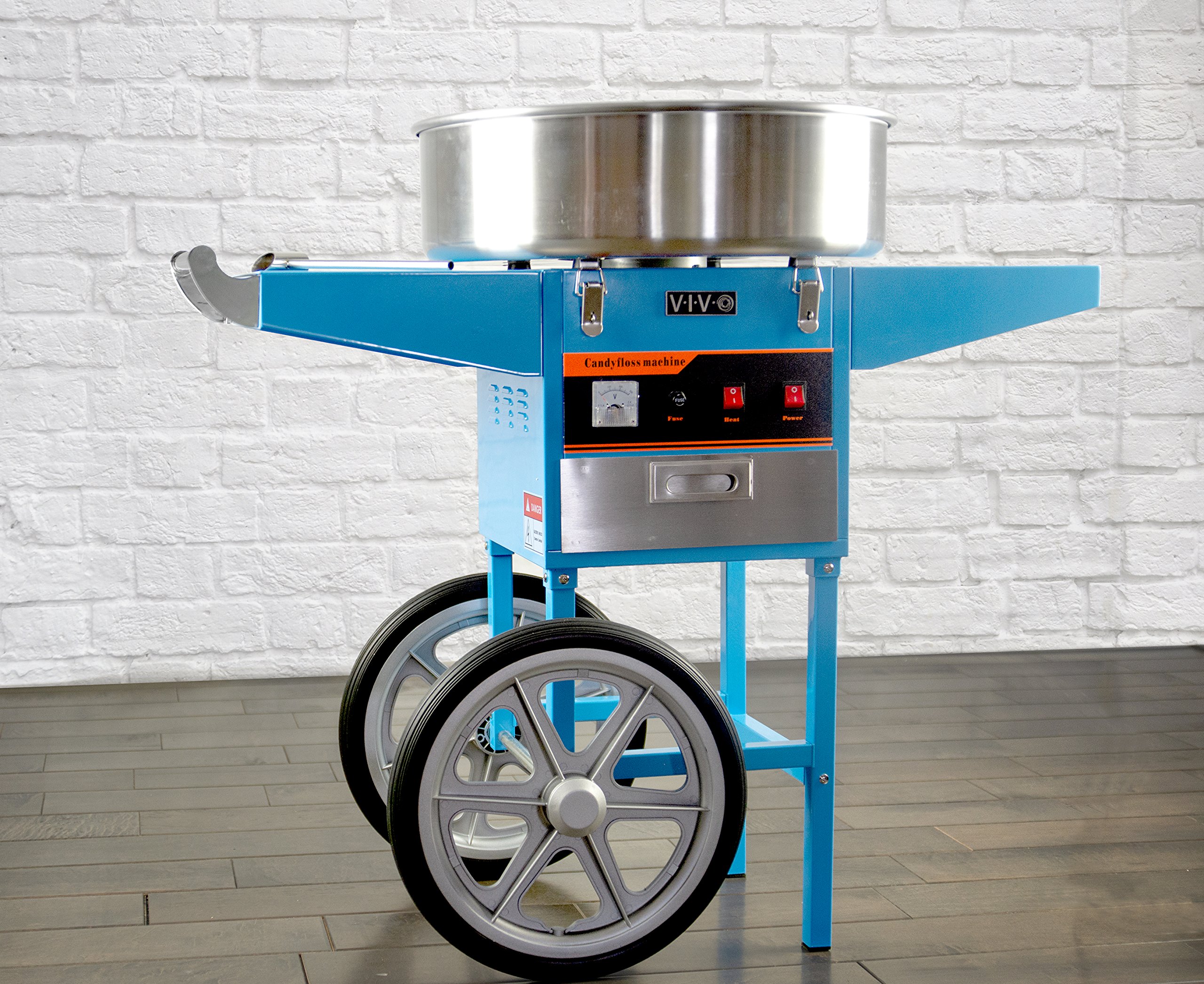 VIVO Blue 1030W Commercial Electric Cotton Candy Machine with 20