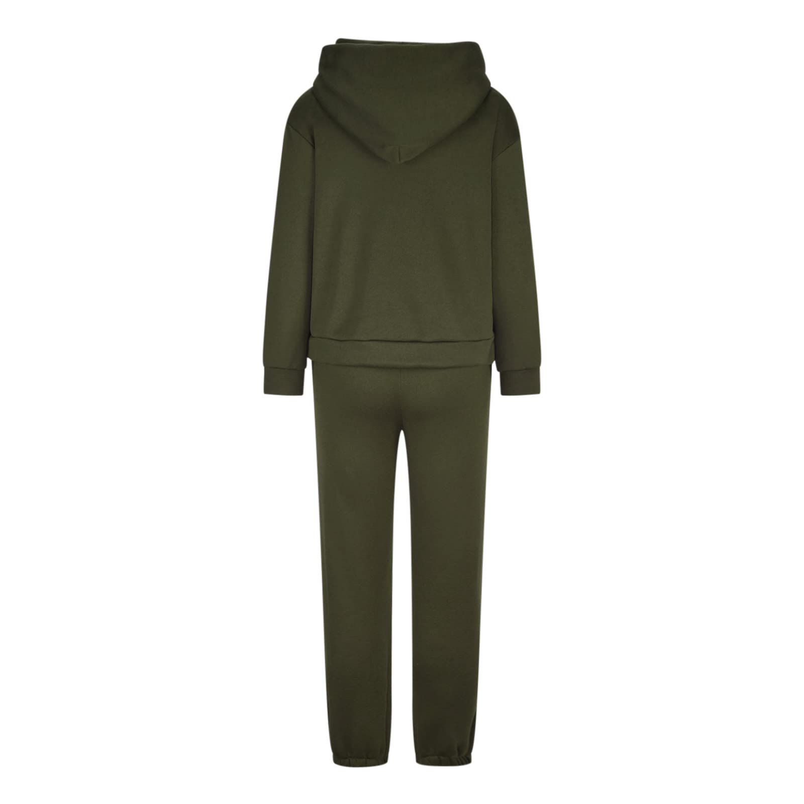 Women's 2-Piece Tracksuit Set - Long Sleeve Hoodie & Jogger Pants, Casual Loose Fit Sweatshirt Co-Ord Outfit for Gym, Running, Yoga & Lounge Wear | Aesthetic Sportswear for Women