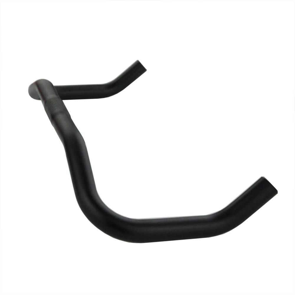 UPANBIKE 25.4mm Aluminum Alloy Bullhorn Handlebar 390mm - Lightweight Bike Handlebar for Fixed Gear & Road Bikes - Perfect for Urban Commuting and Performance Cycling