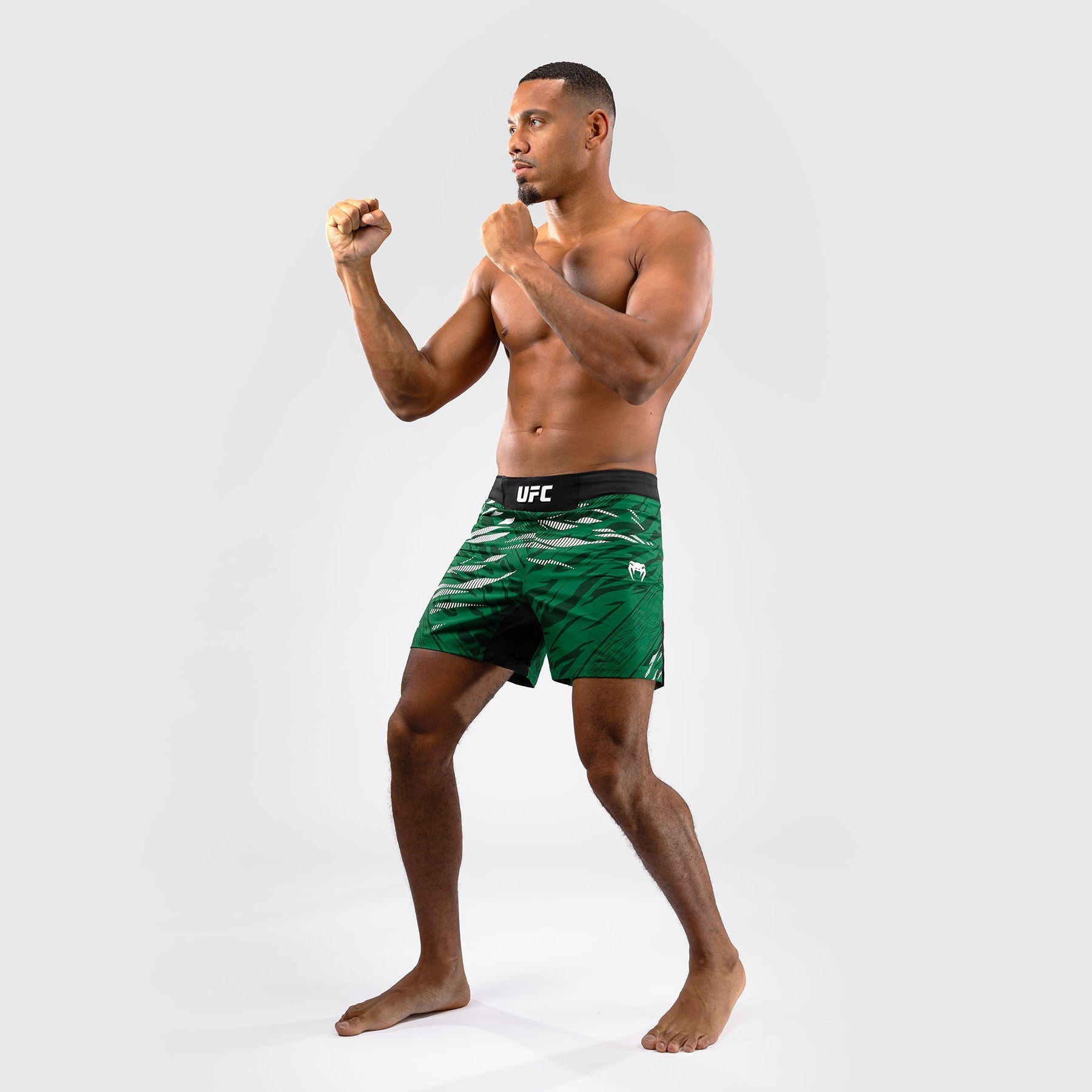 Venum UFC Fusion Personalized Authentic Fight Night Men's MMA Shorts - Green - Perfect for MMA Training, UFC Viewing Parties & Combat Sports Enthusiasts