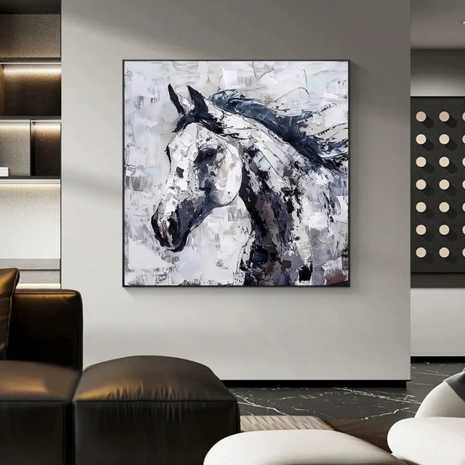 Animal Art Painting #AP119 - Handmade Wildlife Canvas Art for Home & Office Decor | Perfect for Living Room, Bedroom, and Gift Giving