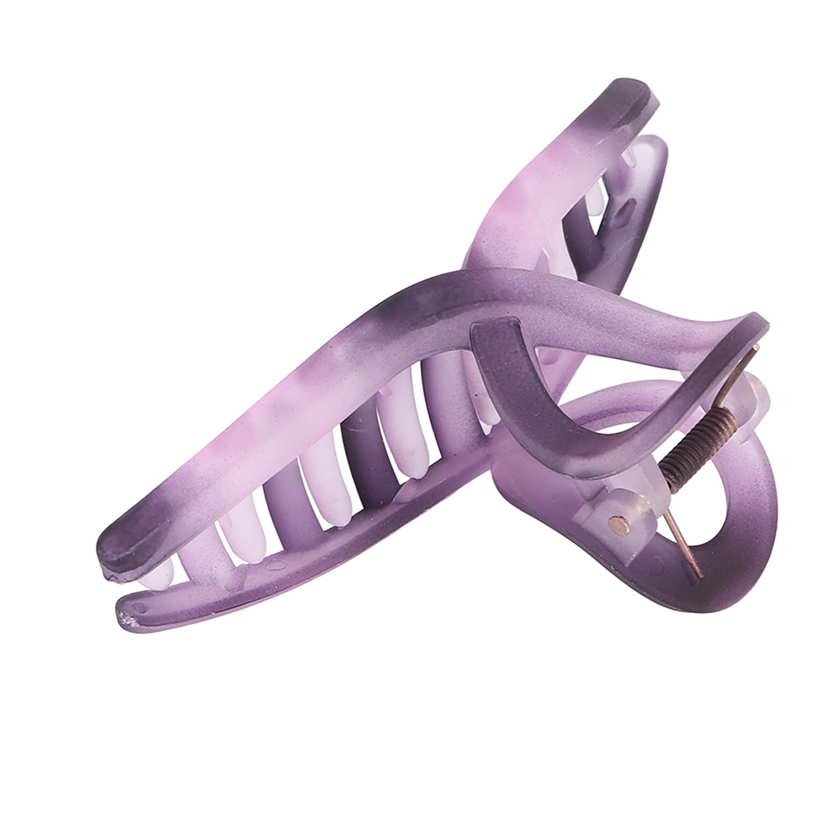 Matte Hair Claw Clip - Light Purple Hair Barrettes for Women, Non-Slip Hair Clamp for Ponytail & Bun, Simple Hair Styling Accessories for Daily Use, Work & Special Occasions