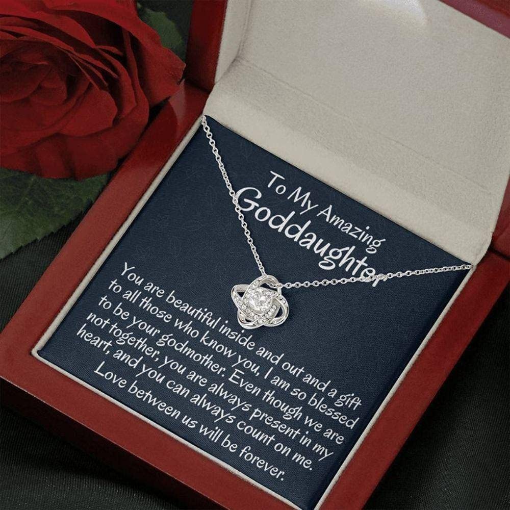 Goddaughter Necklace Gift - Baptism, Confirmation Jewelry for Special Occasions