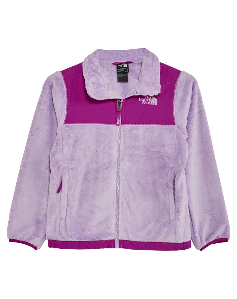 The North Face Denali Thermal Girls Jacket - X-Large/Bloom Purple | Warm Fleece-Lined Winter Coat for Outdoor Activities & School