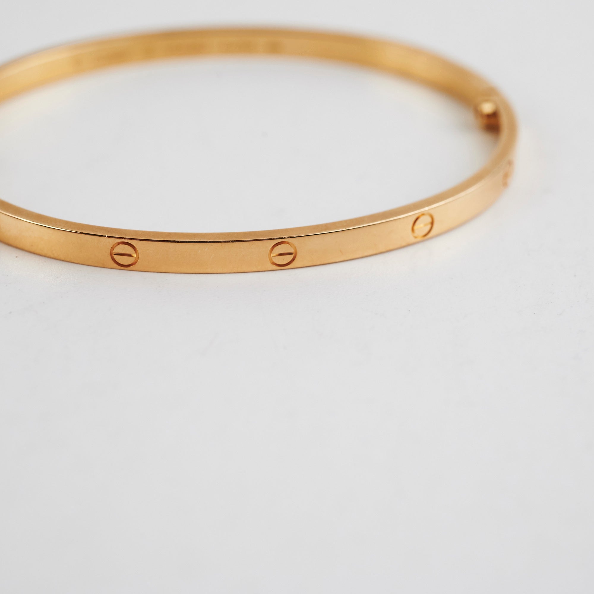 Cartier Love Bracelet 18K Yellow Gold Bangle - Perfect for Anniversary Gifts & Luxury Jewelry Collection