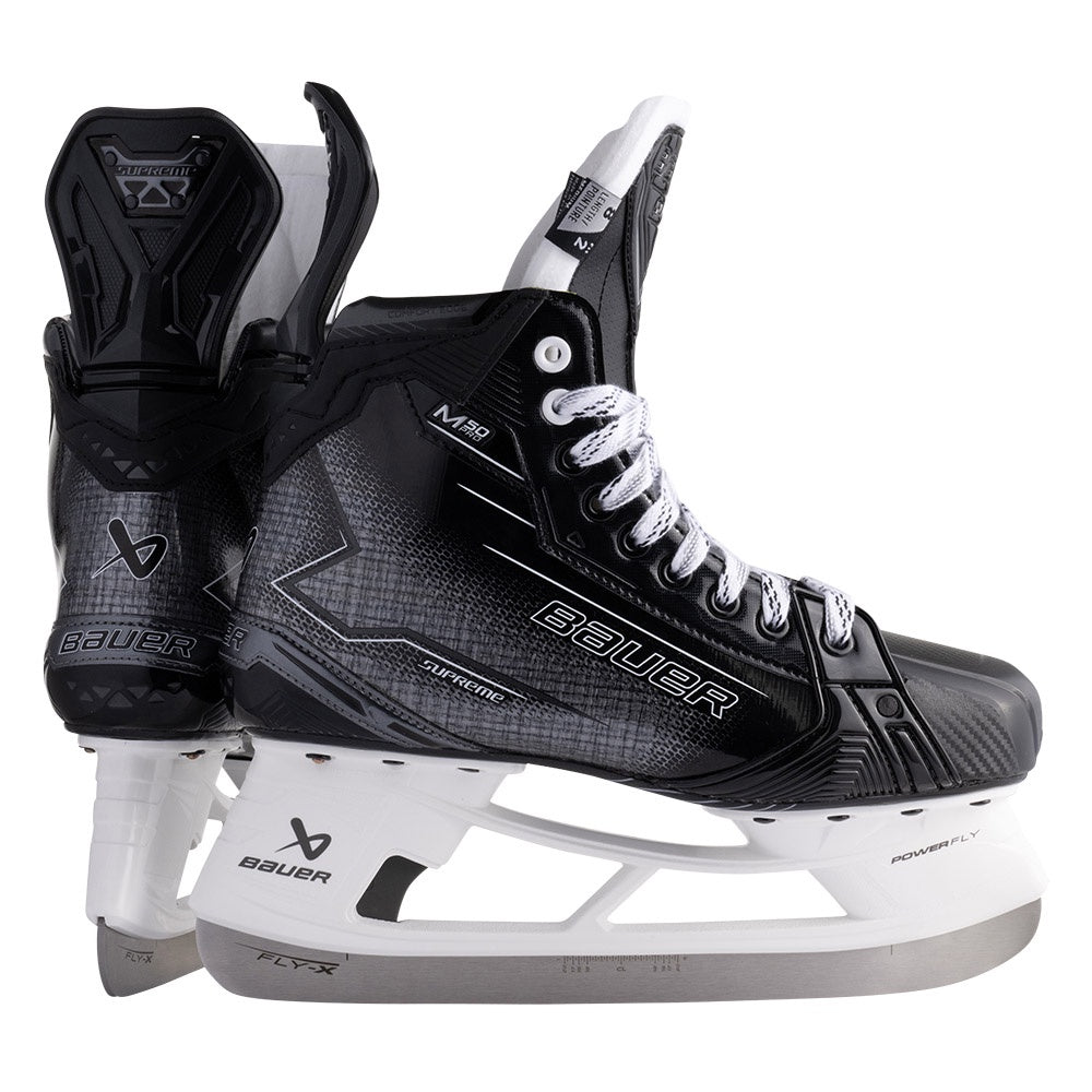 Bauer Supreme M50 Pro Intermediate Ice Hockey Skates - High-Performance Skates for Youth & Teen Players - Perfect for Competitive Games & Practice Sessions