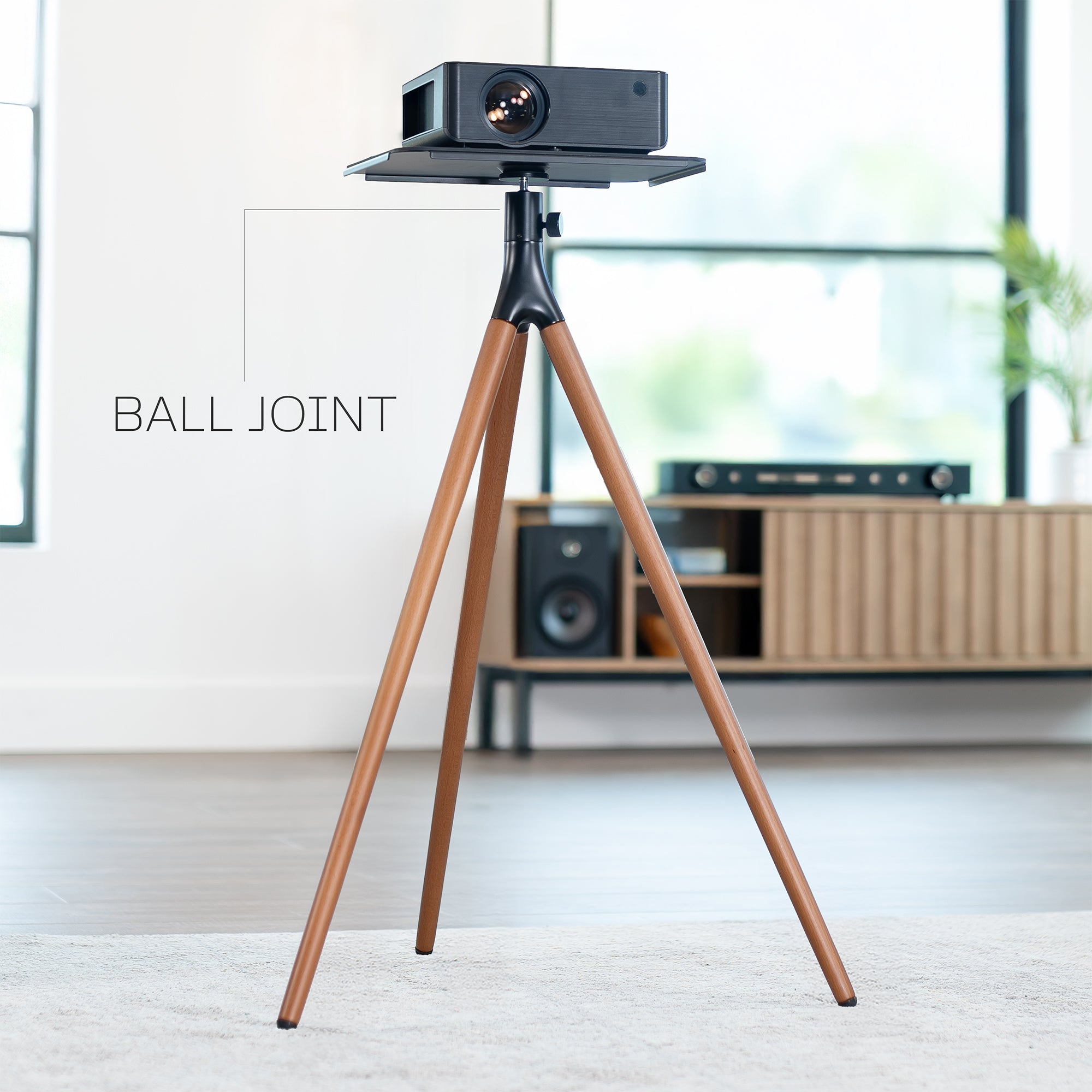 Dark Walnut Artist Easel Stand - Adjustable Studio Projector Display Holder for Artwork & Presentations - Perfect for Home Studios, Classrooms & Professional Art Exhibits