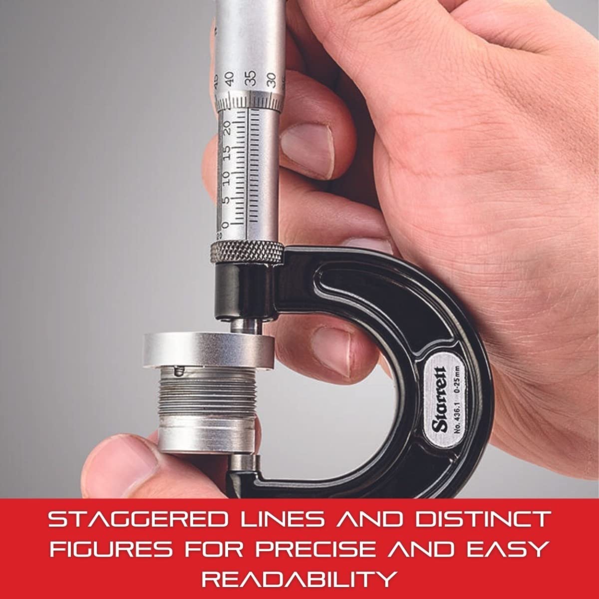 Starrett 220XRL-1 MUL-T-Anvil Micrometer 0-1