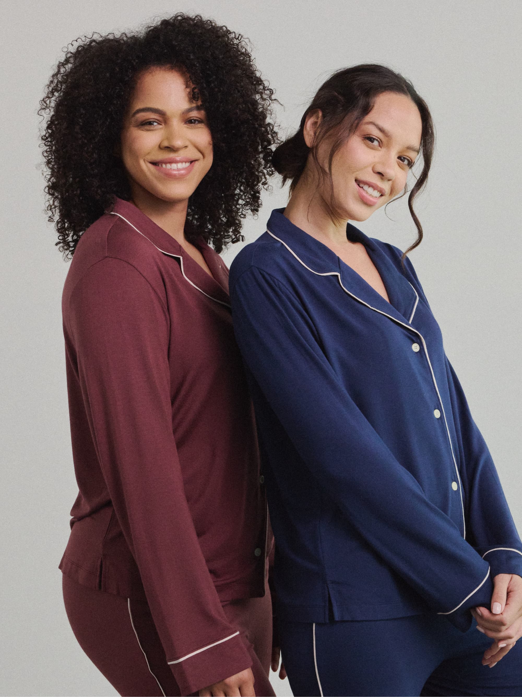 Soft Modal Long Sleeve Pajama Set for Women - Comfortable Sleepwear Loungewear for Nighttime & Relaxation at Home