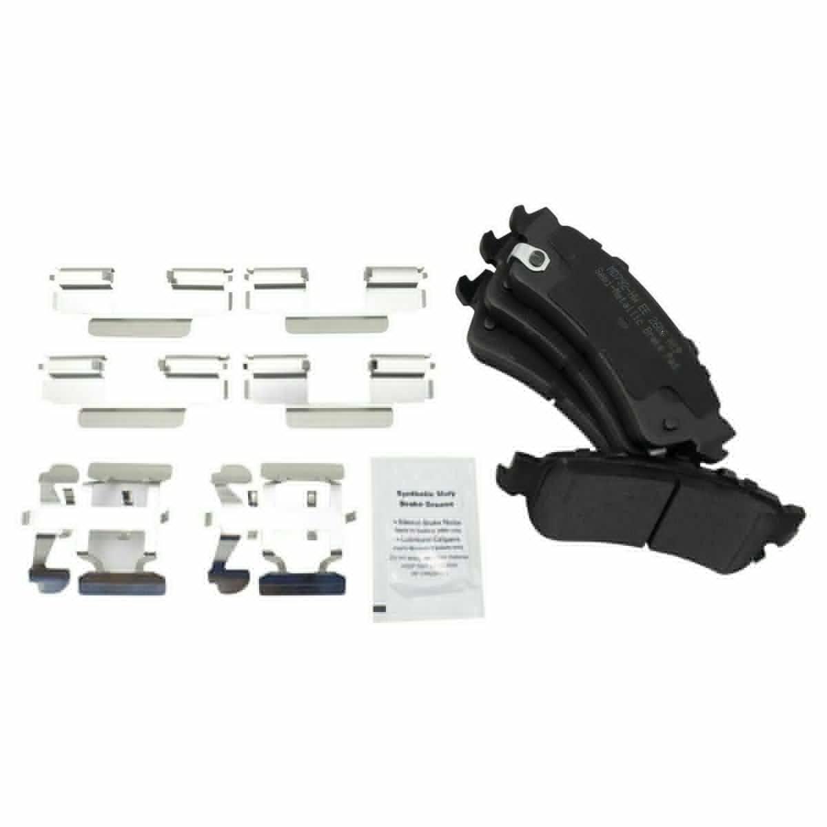 Premium Metallic Brake Pad & Rotor Kit - Front & Rear Compatible with 1999-2007 Cadillac, Chevy, GMC | 100% New Auto Parts | Durable Car Accessories for Smooth Braking Performance | Perfect for Daily Commuting, Highway Driving & Heavy-Duty Use