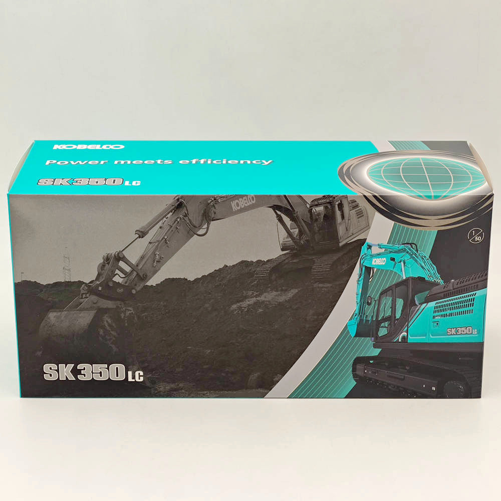 1/50 Scale Kobelco SK350LC-10 Excavator Die-Cast Model Toy - Premium Construction Machinery Collector's Item for Display & Gifts