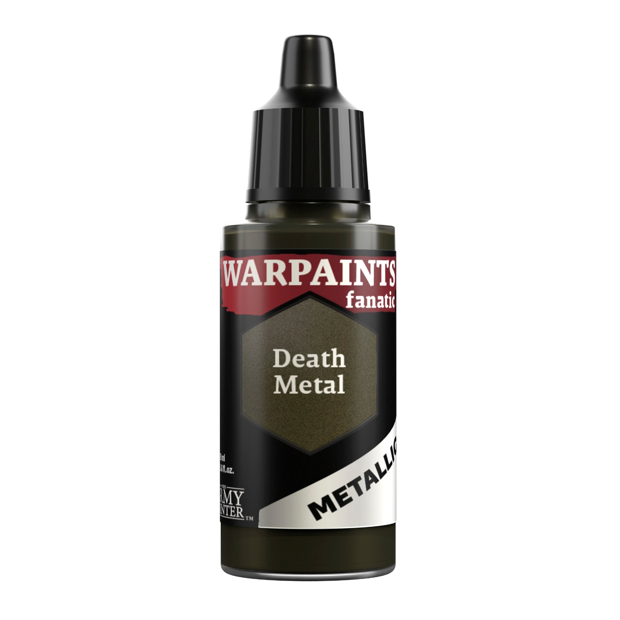 Warpaints Fanatic Metallic Death Metal Makeup - High Pigment Long Lasting Metallic Eyeshadow for Gothic, Rock, and Concert Makeup Looks