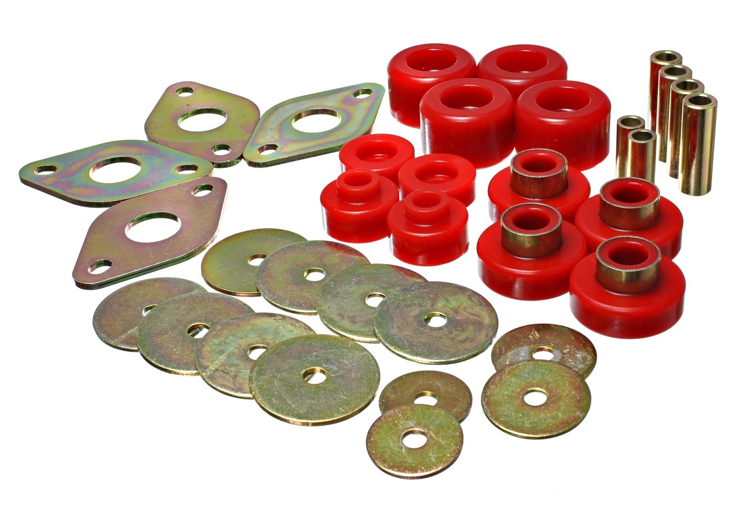 Energy Suspension 8.4109R Body Mount Set - Regular, Access & Double Cab Truck Suspension Kit | Off-Road & Performance Upgrade for Smooth Ride
