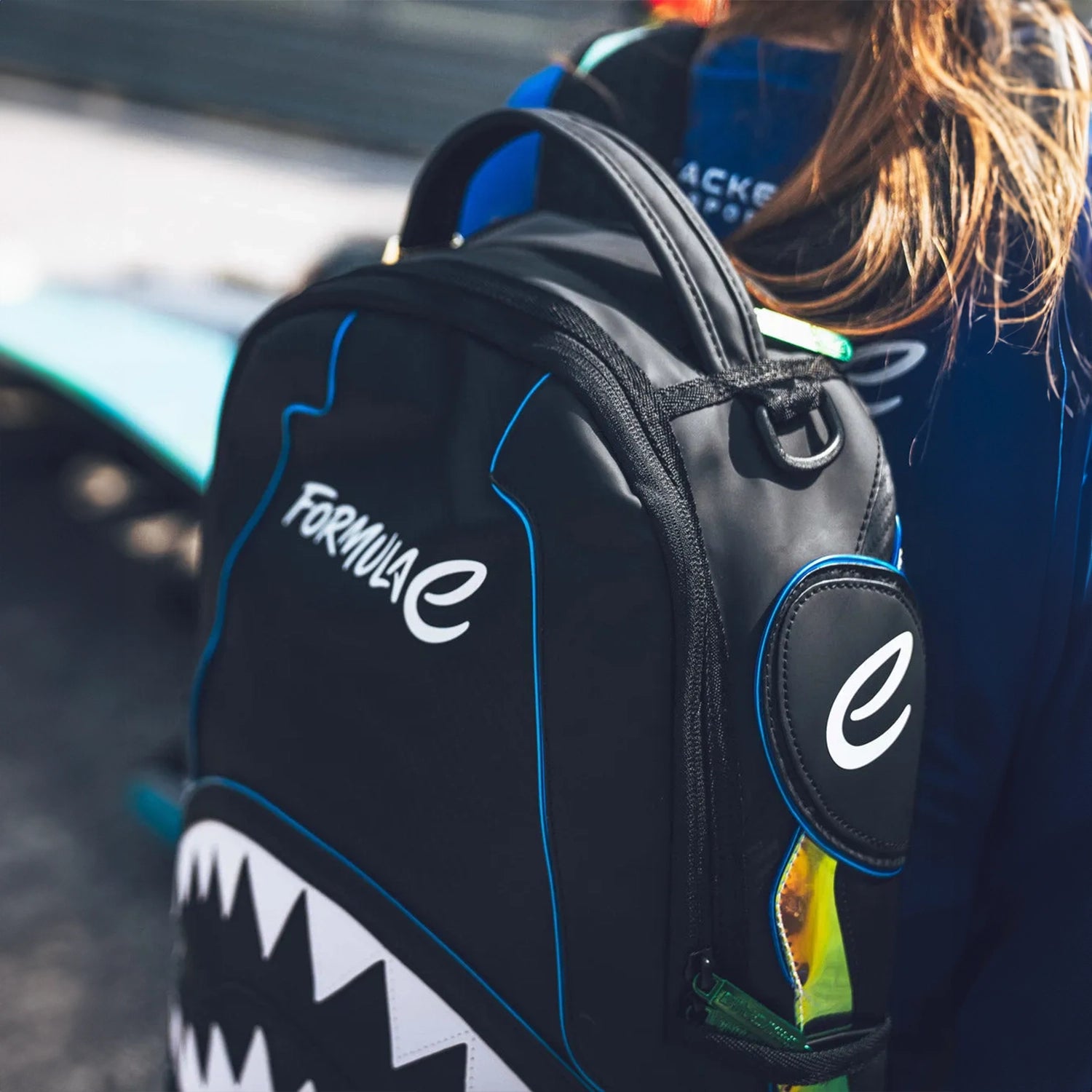 Formula E GEN3 LED Backpack - Light Up USB Rechargeable School Bag for Cycling, Running & Night Safety - Perfect for Students, Commuters & Outdoor Enthusiasts