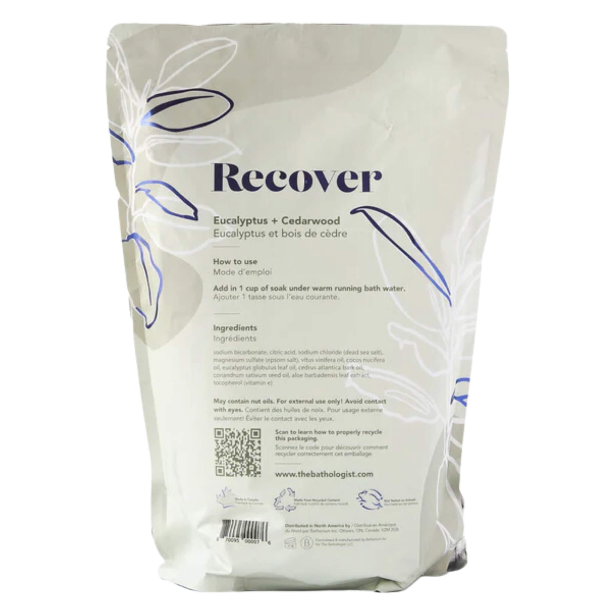 Relaxing Recover Fizzy Bath Soak - Detox & Muscle Relief Bath Bombs for Stress Relief & Self Care | Perfect for Spa Nights, Gift Sets & Post-Workout Recovery