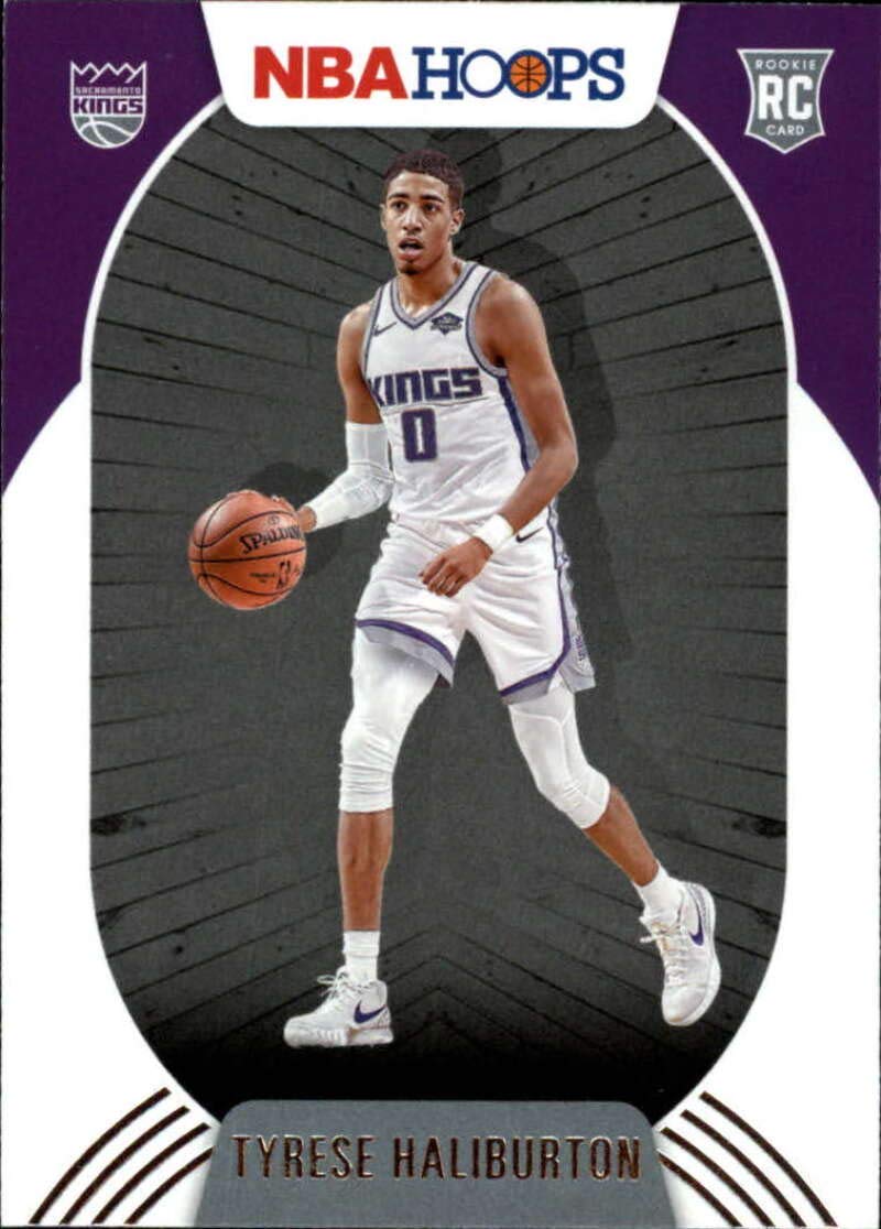 2020-21 Panini NBA Hoops #238 Tyrese Haliburton Rookie Card - Sacramento Kings Basketball Trading Card (NM-MT Condition) | Collectible Sports Memorabilia for NBA Fans & Card Collectors - Perfect for Display, Trading, and Investment