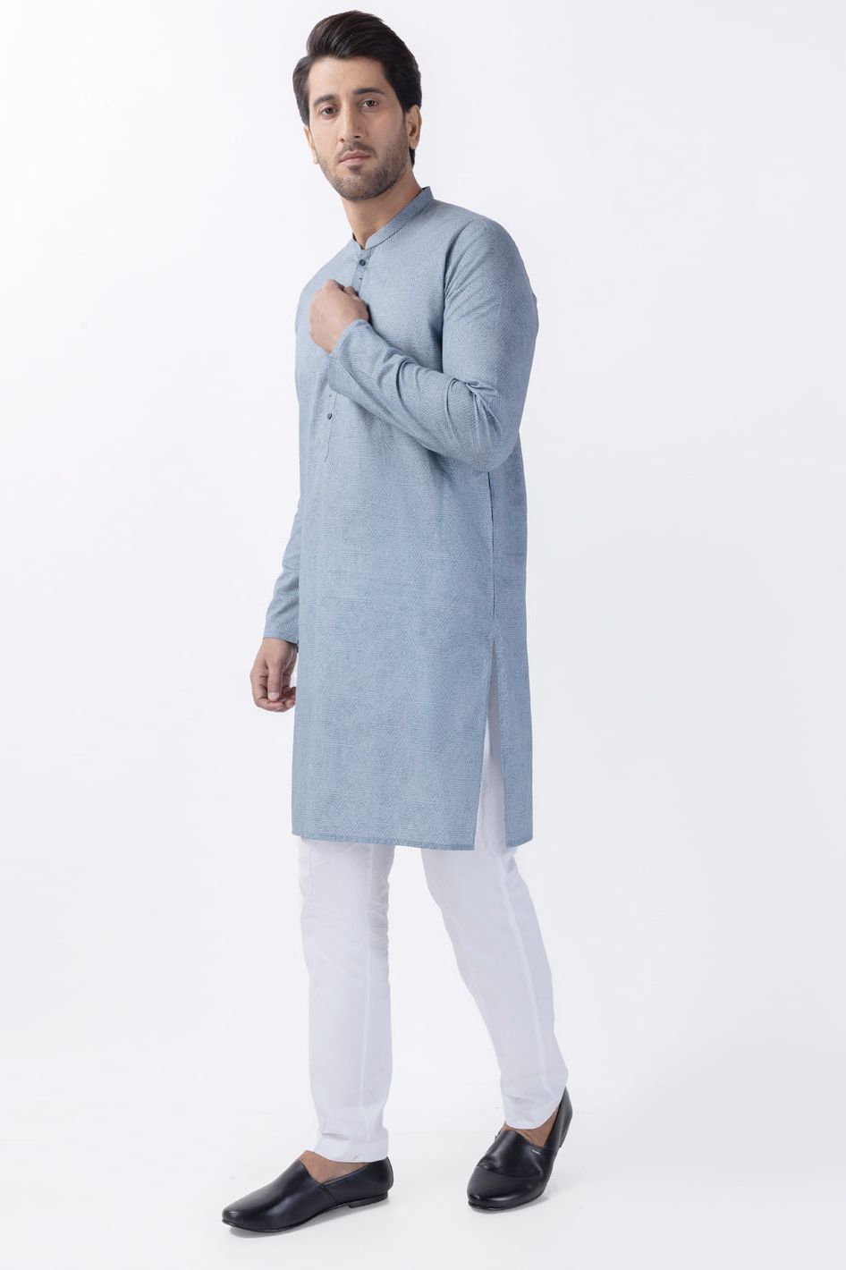 Premium Cotton Blue Kurta for Men & Women | Comfortable & Stylish Traditional Indian Wear | Perfect for Festivals, Weddings & Casual Outings