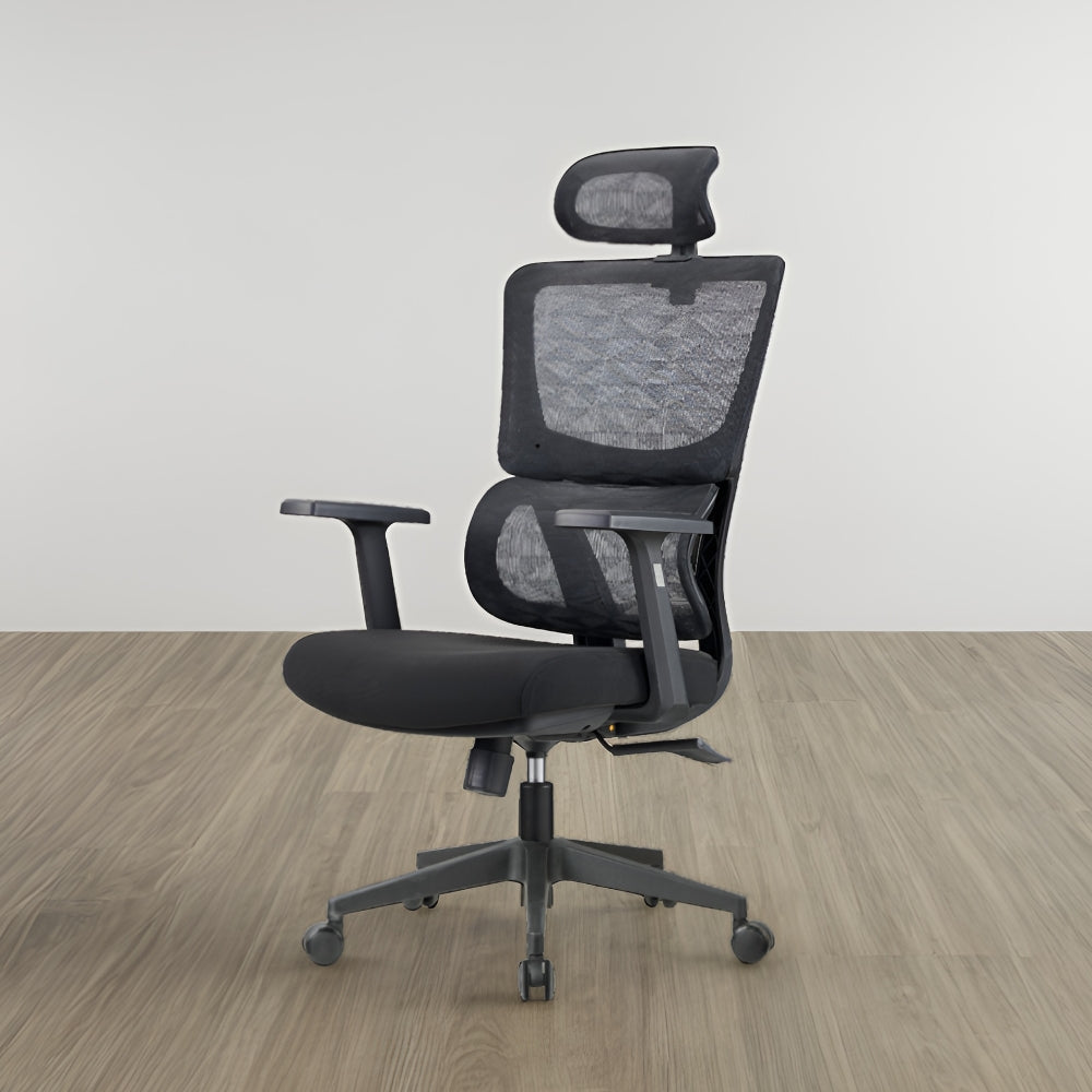 Nova High Back Ergonomic Office Chair with Lumbar Support - Adjustable Swivel Desk Chair for Home & Office Workspace, Gaming, and Study