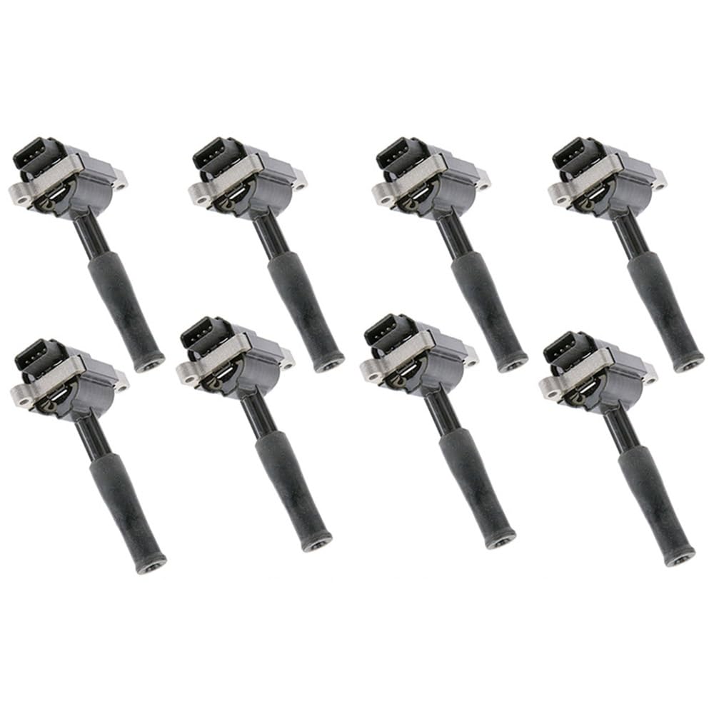 Jaguar XK8 XJ8 XKR Vanden Plas Complete Ignition Coil Set - 32-70170F8 OEM Replacement - Improve Engine Performance & Fuel Efficiency - Perfect for DIY Repairs & Auto Maintenance