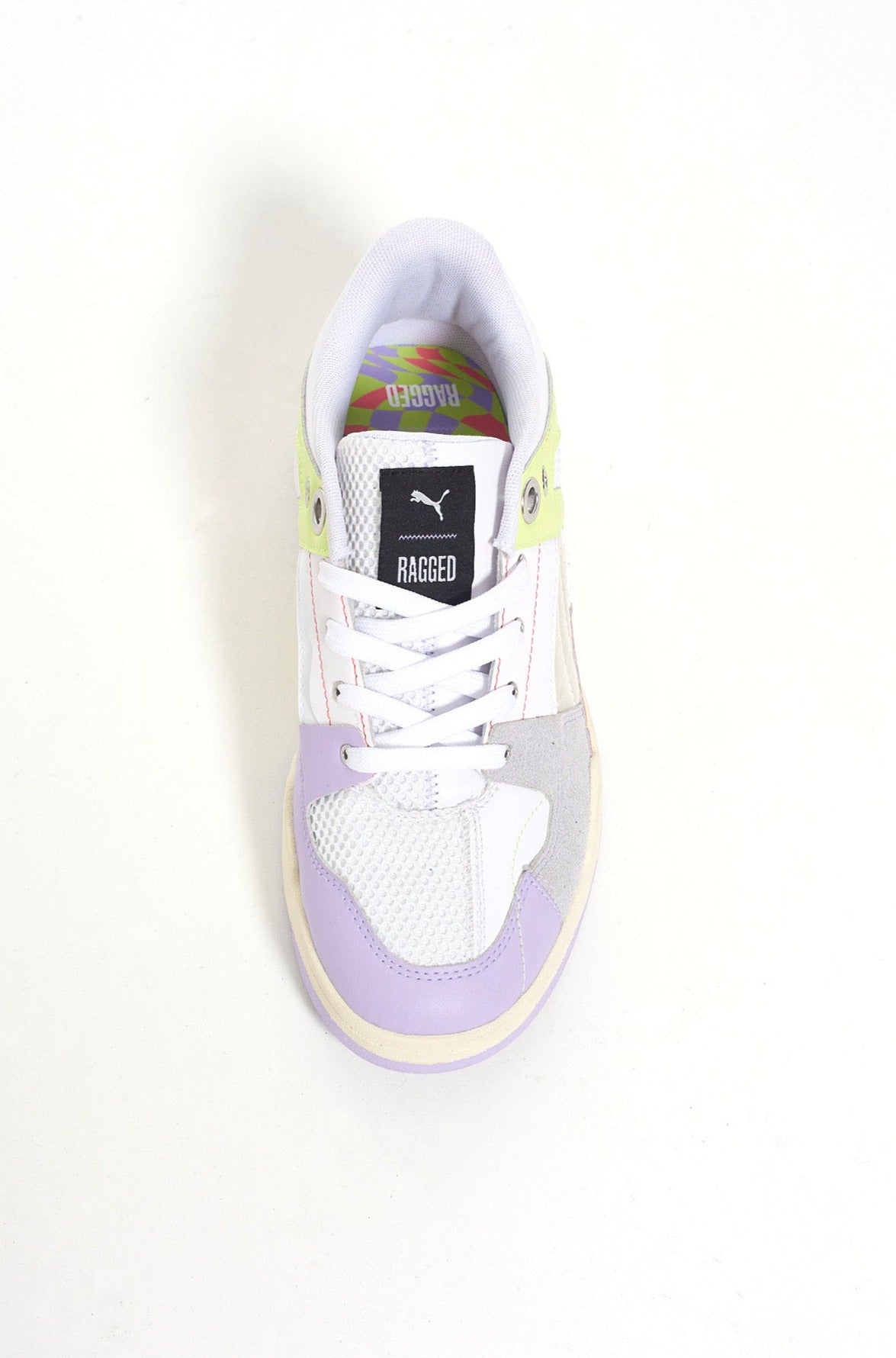 PUMA x The Ragged Priest Slipstream Sneakers - White & Violet Women's Fashion Running Shoes for Gym, Workout & Streetwear Style