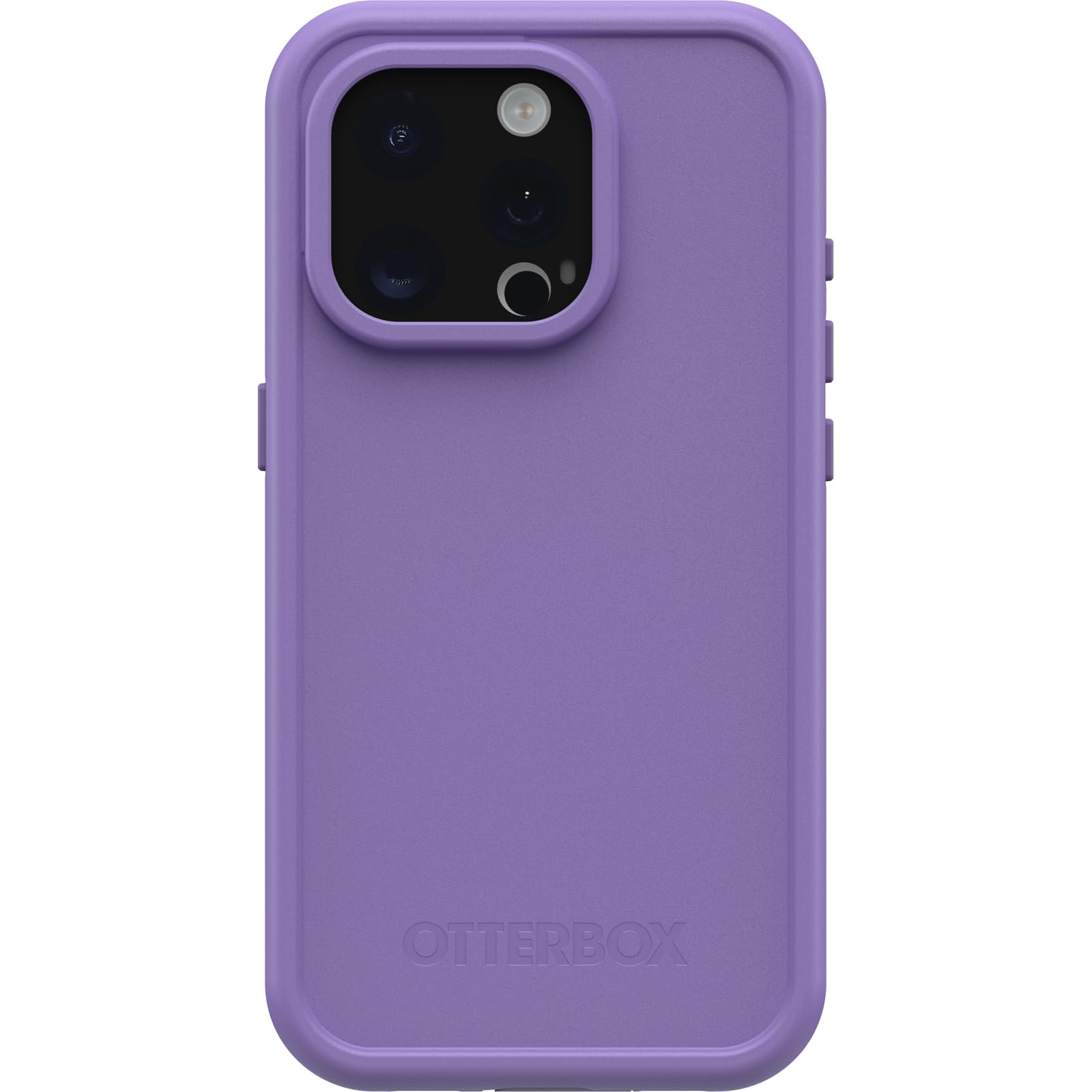 OtterBox iPhone 15 Pro FRĒ Series Waterproof Case with MagSafe - Purple | Shockproof, Waterproof, Eco-Friendly 60% Recycled Plastic | Slim Protective Cover for Outdoor, Travel & Daily Use