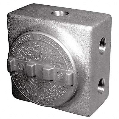 Appleton Electric 3/4 in. Conduit Outlet Body with 13 Hubs - Durable Metal Electrical Box for Commercial & Industrial Wiring Installations