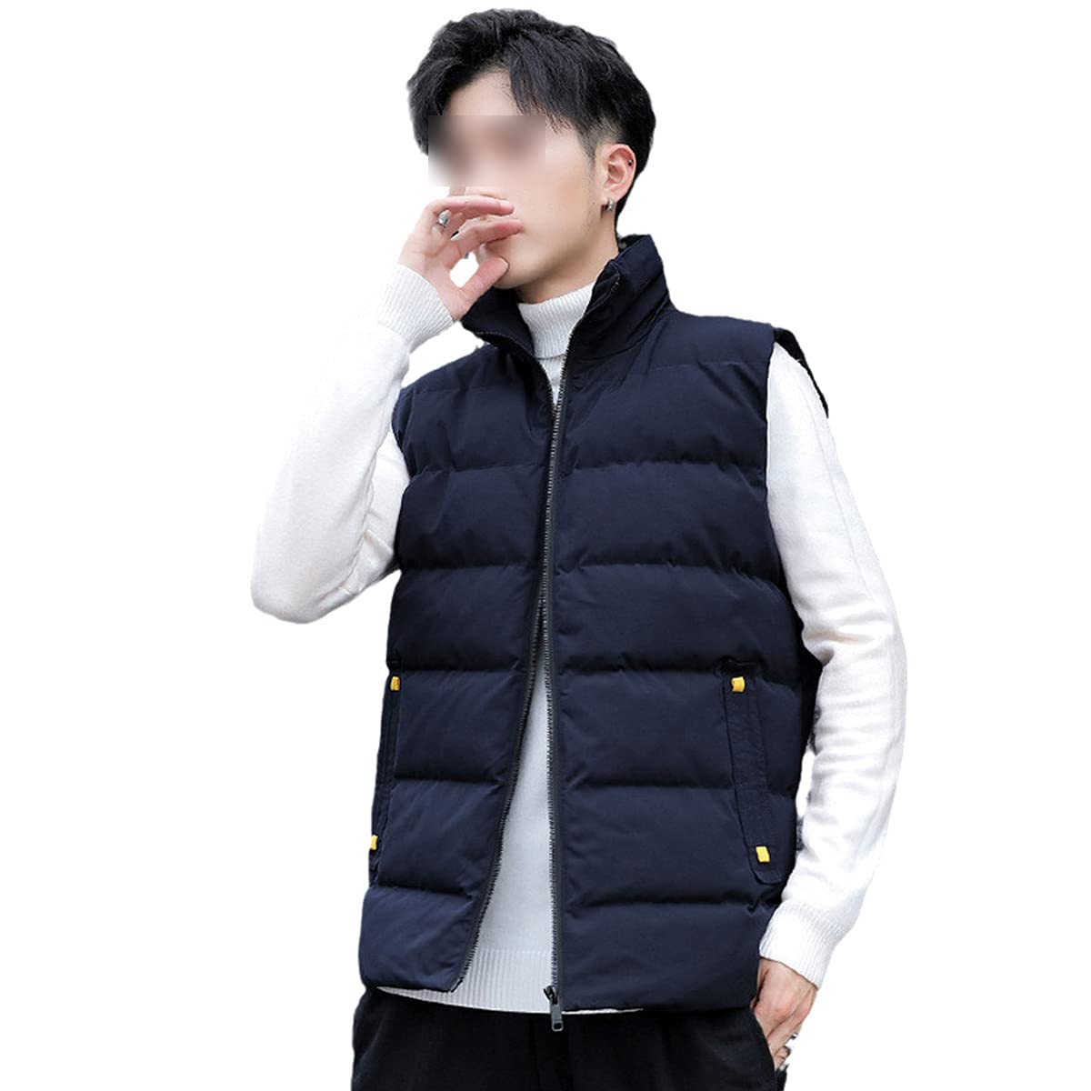 Men's Thickened Down Vest Jacket for Winter & Autumn - Warm Casual Puffer Vest for Men - Perfect for Outdoor Activities, Hiking, and Daily Wear
