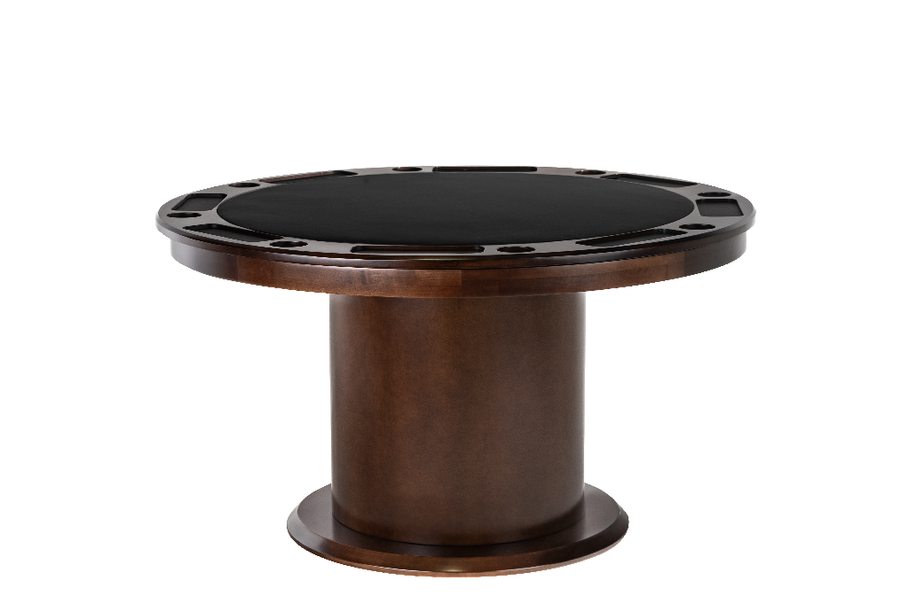 Olhausen Monarch Poker Game Table Set - Premium Casino Style Poker Table for Home & Game Room - Perfect for Texas Hold'em, Blackjack & Card Games Night with Friends