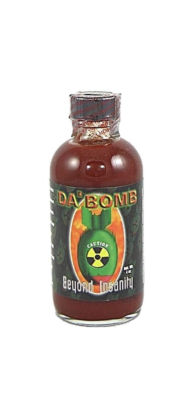 Hot Sauce Collection - Da Bomb, Heartbeat Red Habanero, Son Of Zombie, Bravado Black Garlic, Howler Monkey, Hellfire Fiery Fool - Perfect for Spicy Food Lovers & BBQ Seasoning