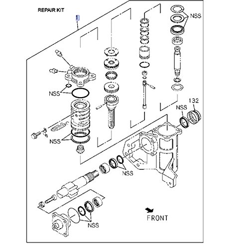 Isuzu NPR NQR Truck Steering Unit Repair Kit - Replacement Parts for Isuzu Commercial Vehicles | DIY Fix for Worn Steering Components