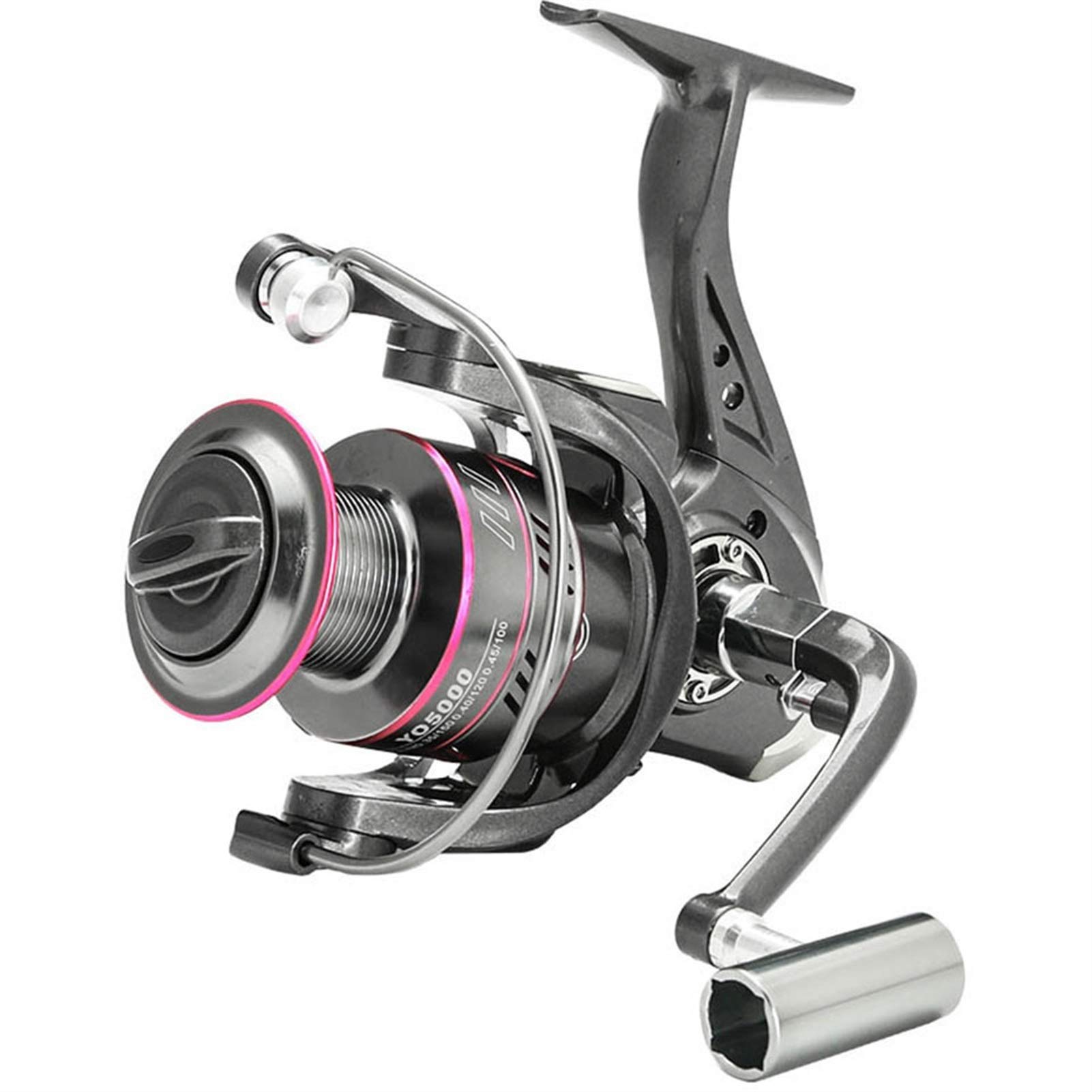 Premium 13BB Metal Spool Spinning Fishing Reel 5.2:1 Gear Ratio - 1000-7000 Series Carp Fishing Tackle (3000 Series, JO Color) for Freshwater & Saltwater Angling