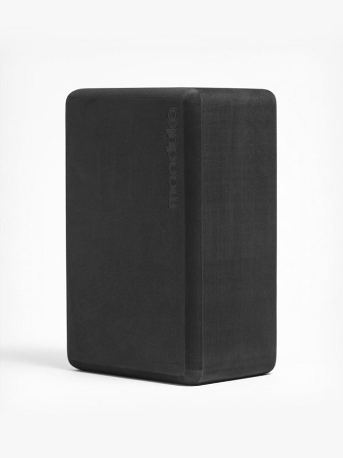 Manduka Recycled Foam Yoga Block - Eco-Friendly Yoga Prop for Support & Alignment | Ideal for Hot Yoga, Pilates & Home Workouts