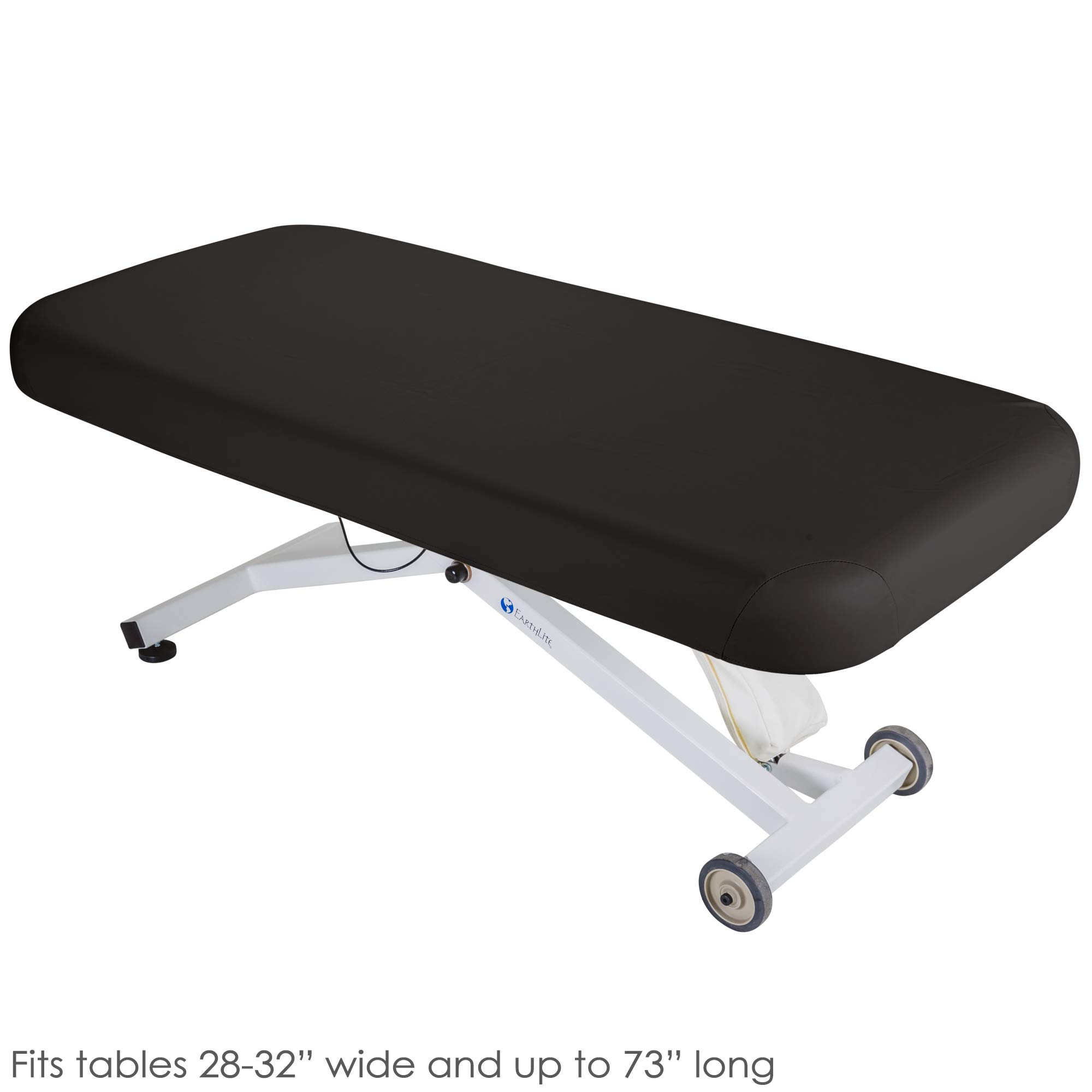 EARTHLITE Massage Table Protection Cover - 100% PU Leather, Waterproof & Durable Fitted Replacement Cover for 28-32