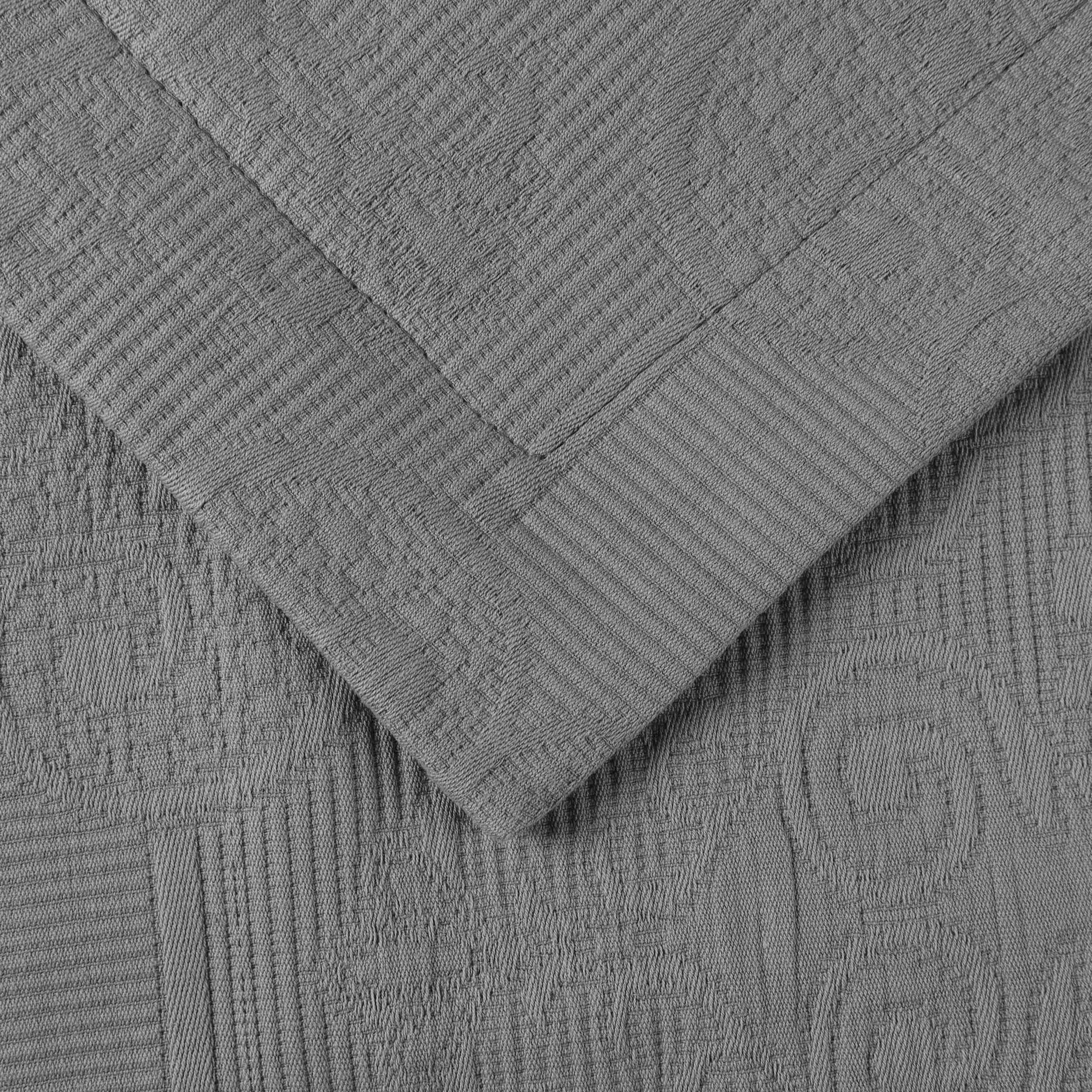 Florin Cotton Matelassé Jacquard Bedspread Set with Scrolling Medallion Design - Luxury Queen/King Size Bedding for Master Bedroom, Guest Room & Hotel Decor