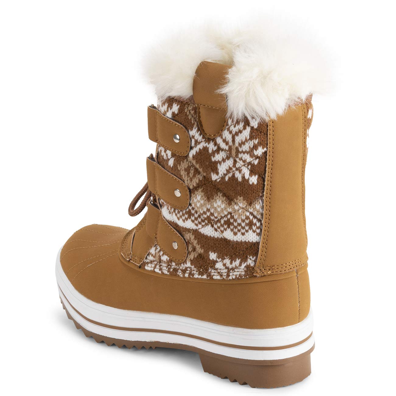 Polar Products Women's Quilted Snow Boots - Waterproof Winter Boots for Snow & Rain - Warm & Comfortable for Outdoor Activities, Hiking & Cold Weather